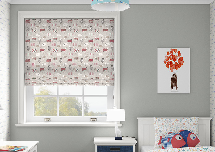 Baa Baa, Peony - Roman Blind - Image 3
